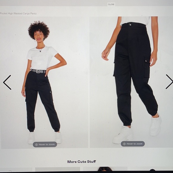 Black Cargo pants - Picture 4 of 6